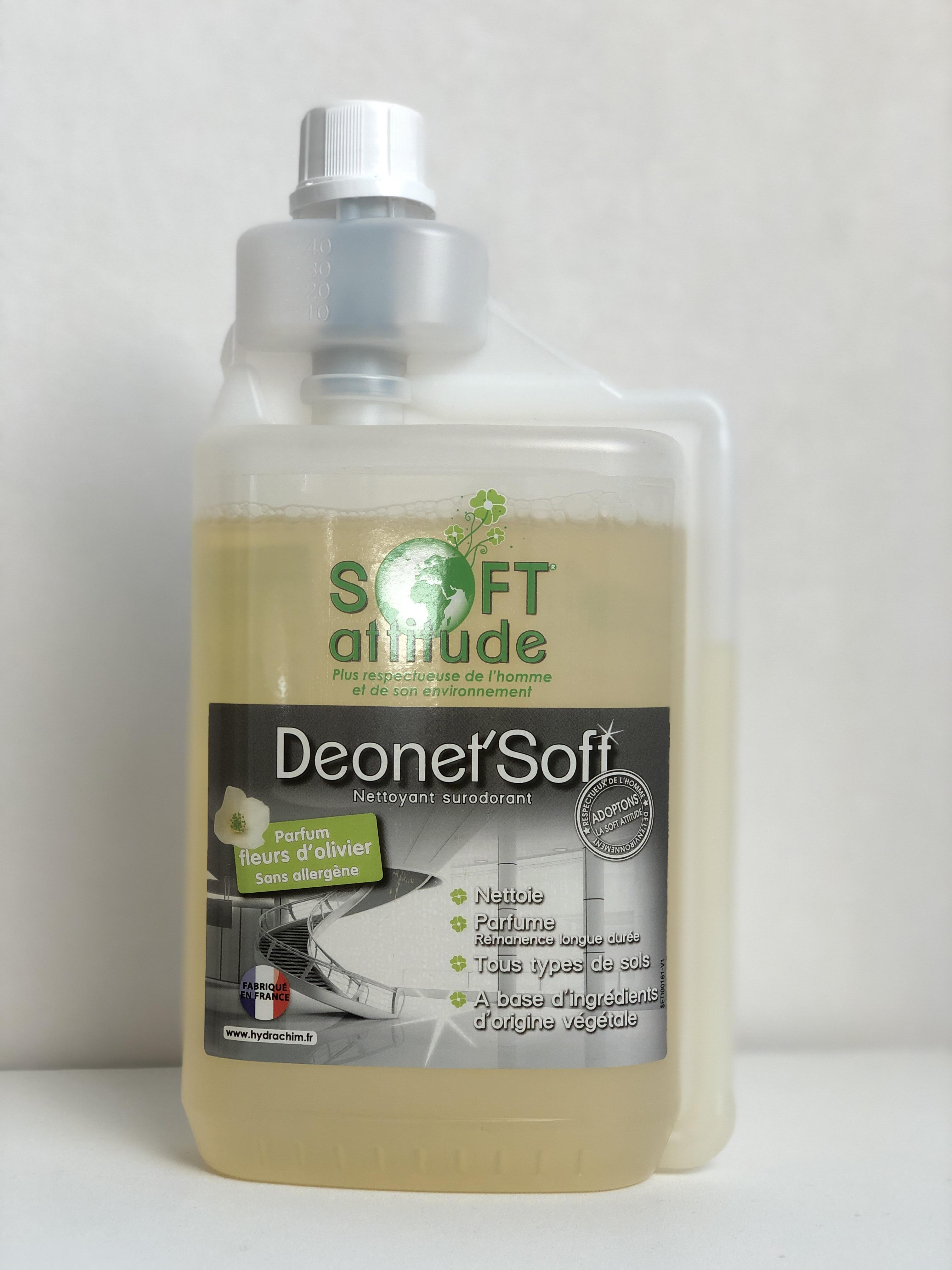 Deonet Soft produit détergent sol fleurs d olivier
