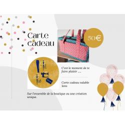 carte cadeaux à partir de 10E