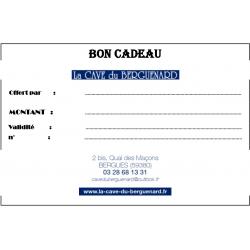 Carte cadeau à partir de 10 Euros (Alcool)