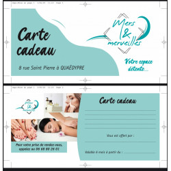 Carte cadeau valable 6 mois